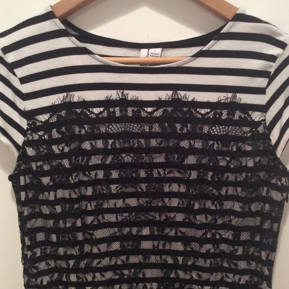 Lace Peplum Top - Picture 2 of 5